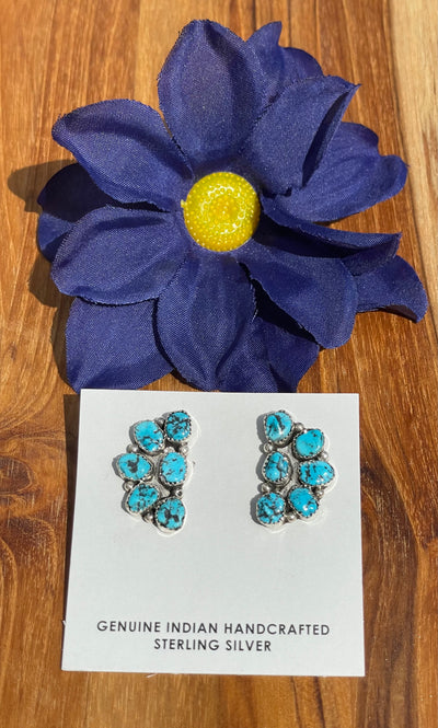 Kingman Half Cluster Earrings