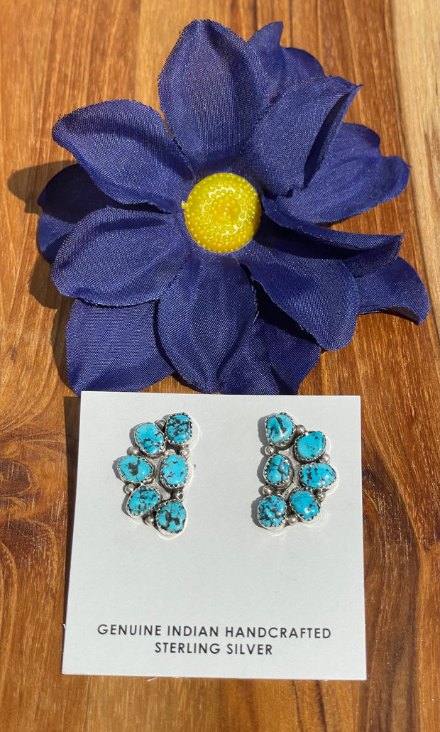 Kingman Half Cluster Earrings