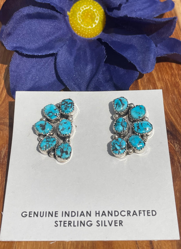 Kingman Half Cluster Earrings