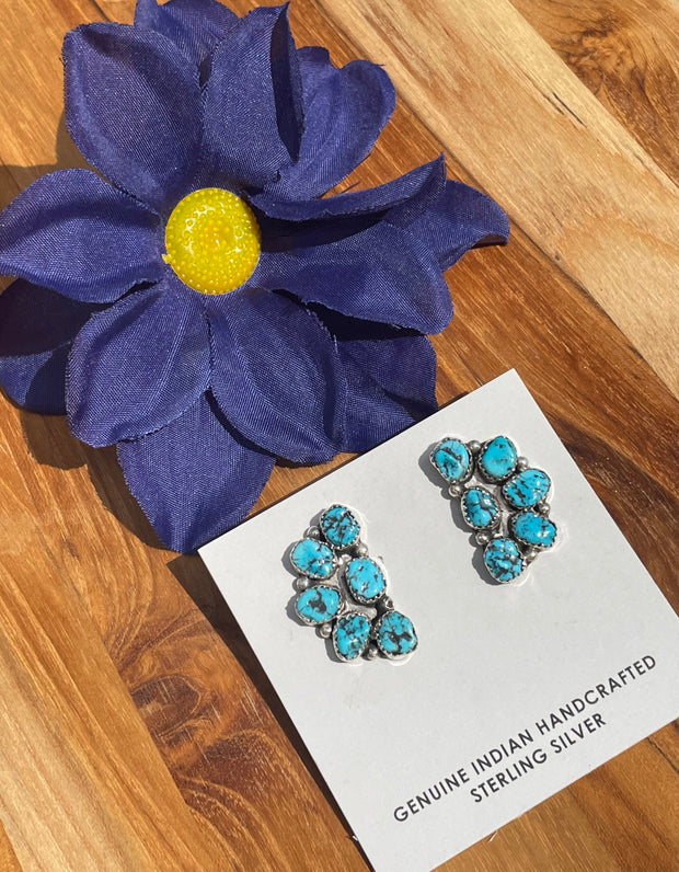 Kingman Half Cluster Earrings