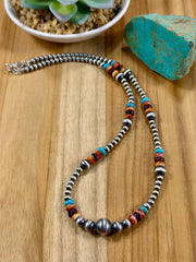 Multi-Color Bead Necklace