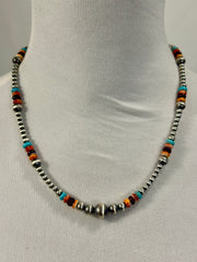 Multi-Color Bead Necklace