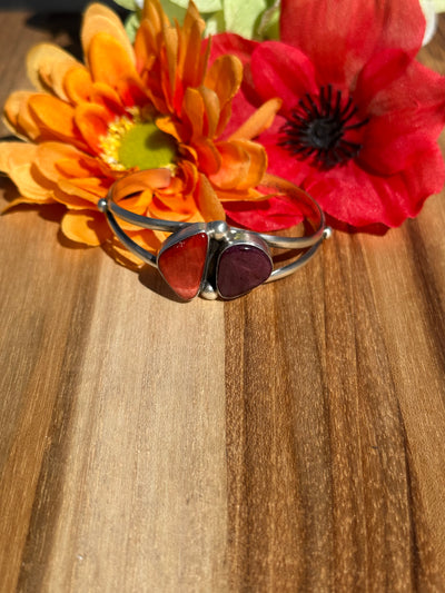 Spiny 2 Stone Cuff