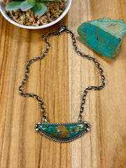 Royston Fixed Pendant Boat Necklace
