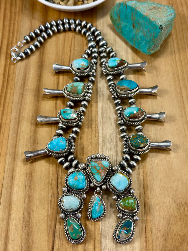 Royston Squash Blossom Necklace