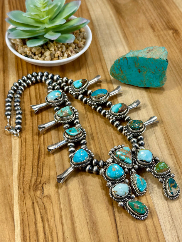 Royston Squash Blossom Necklace
