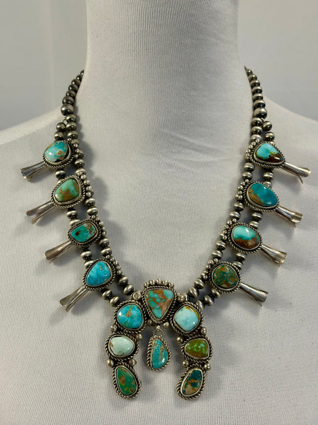 Royston Squash Blossom Necklace