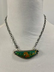Royston Fixed Pendant Boat Necklace