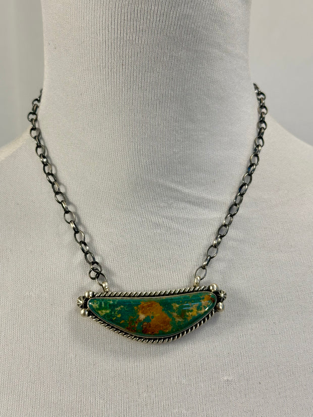 Royston Fixed Pendant Boat Necklace