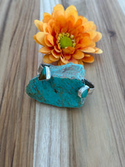 Kingman Turquoise 2 Stone Cuff