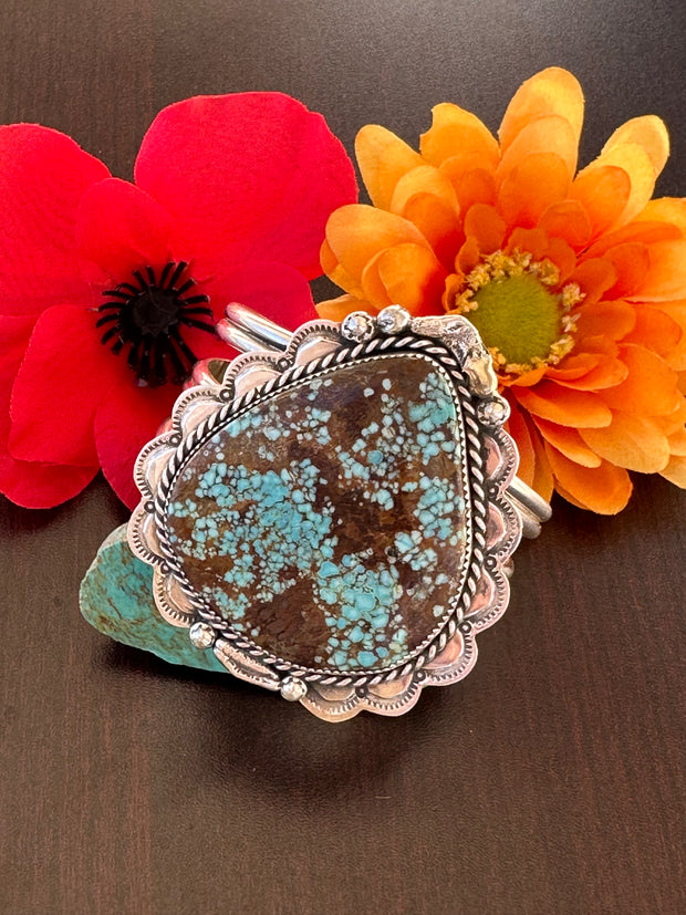 #8 Turquoise Single Stone Cuff