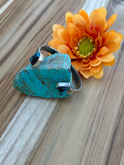 Kingman Turquoise 2 Stone Cuff