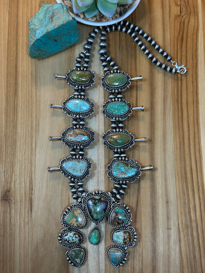 Royston Squash Blossom Necklace