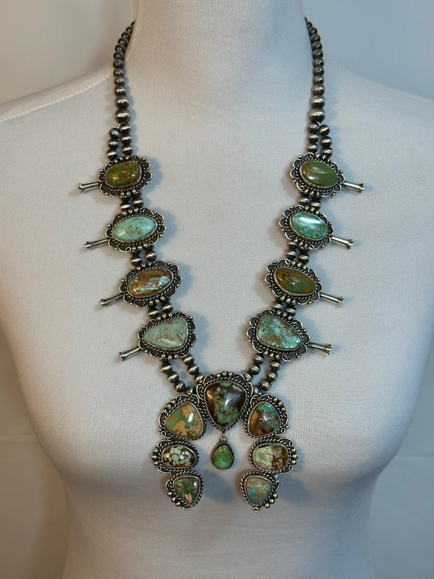 Royston Squash Blossom Necklace