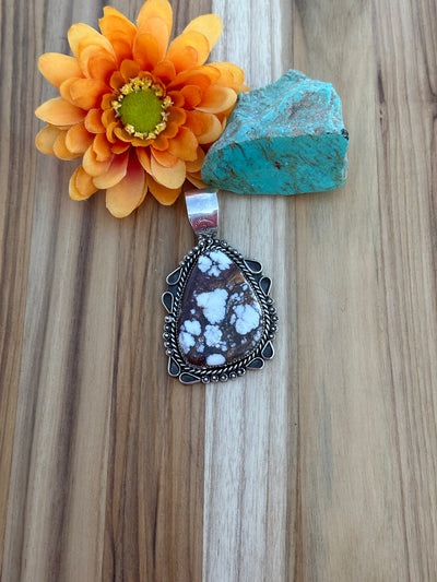 White Buffalo Pendant