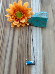 Kingman Crush Bar Necklace