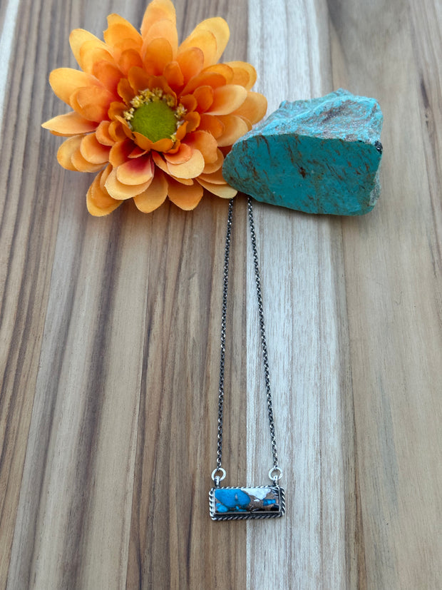 Kingman Crush Bar Necklace