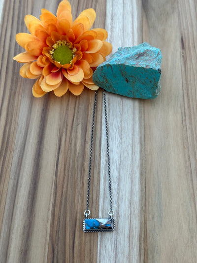 Kingman Crush Bar Necklace