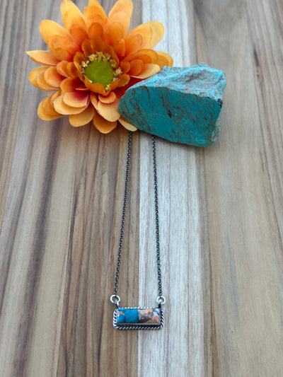 Orange Crush Bar Necklace