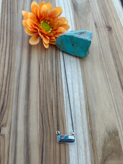 Orange Crush Bar Necklace