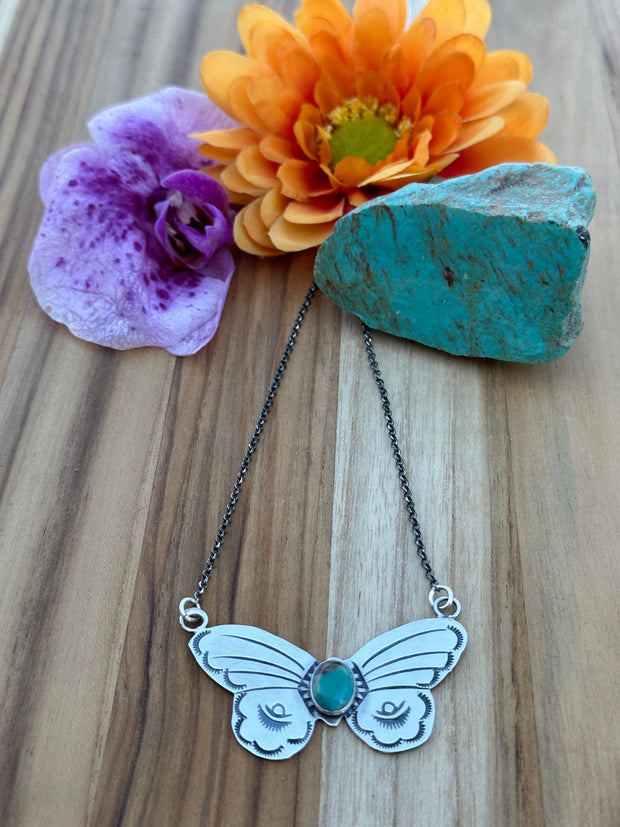 Turquoise Butterfly Necklace