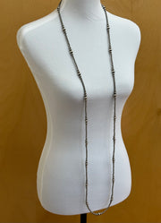 60" 4MM Navajo Style Pearl Necklace