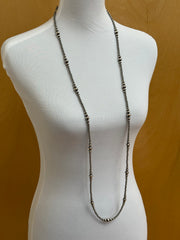48" 4MM Navajo Style Pearl Necklace