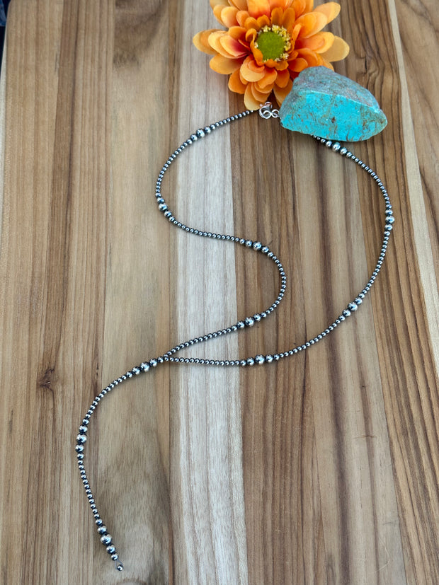 24" Navajo Style Pearl Y-Tassel