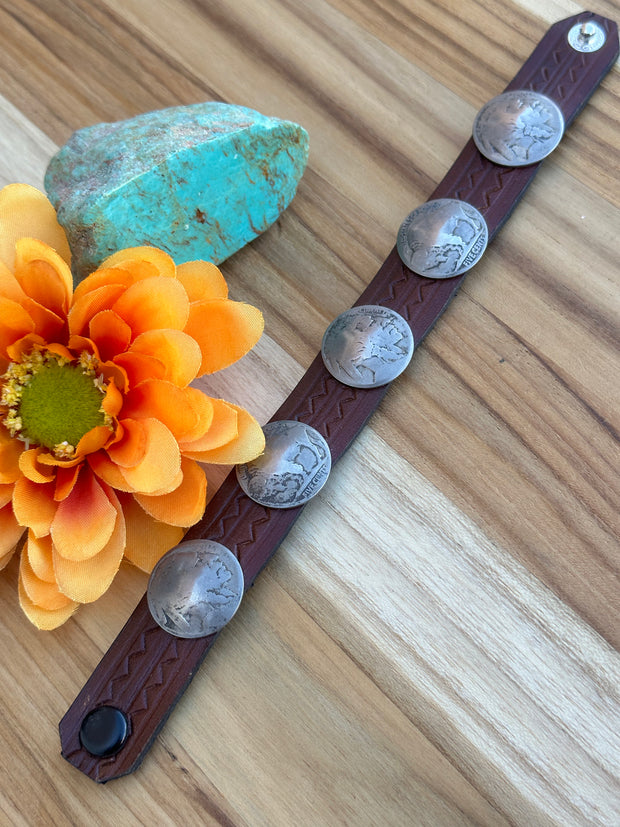 Copy of 5 Buffalo Coin Bracelet