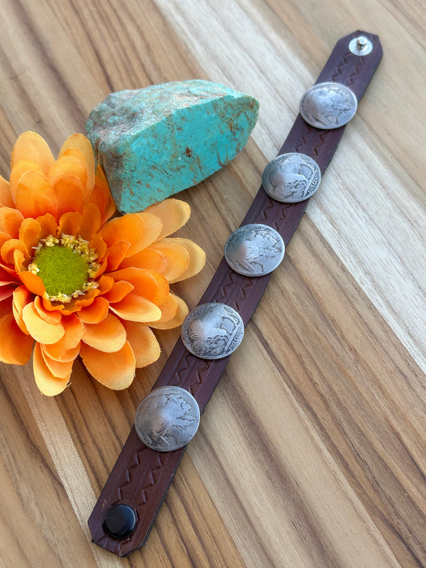 Copy of 5 Buffalo Coin Bracelet