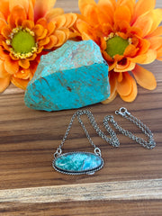 Turquoise Oval Necklace