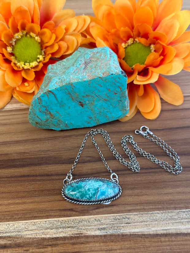 Turquoise Oval Necklace