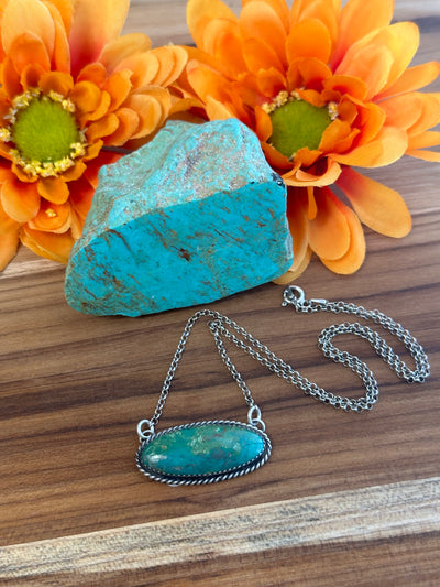 Turquoise Oval Necklace