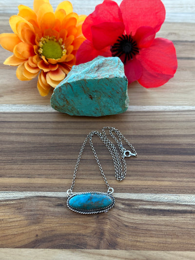 Turquoise Oval Necklace