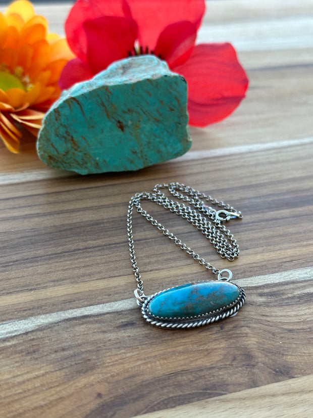 Turquoise Oval Necklace