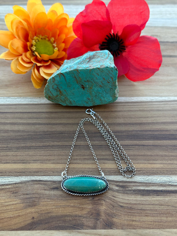 Turquoise Oval Necklace