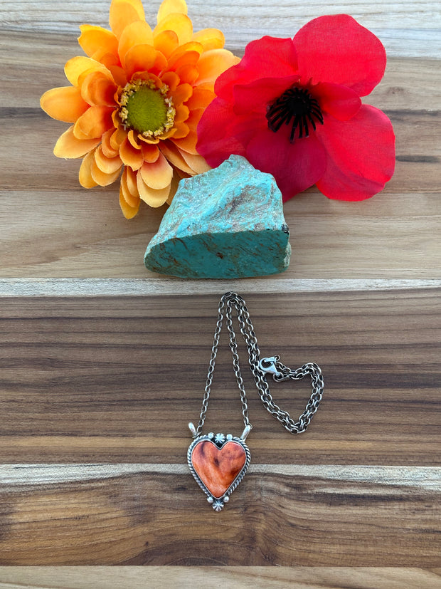 Spiny Heart Necklace