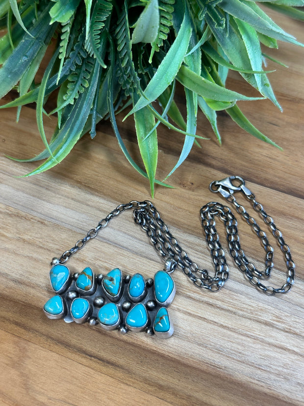 Kingman 10 Stone Necklace