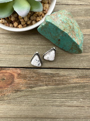 White Buffalo Earrings
