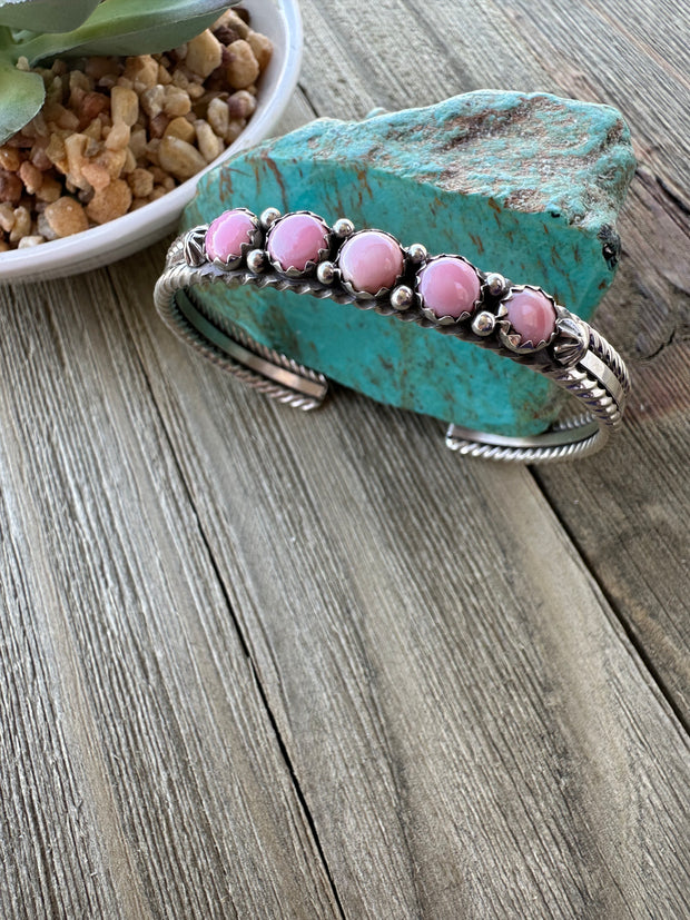 5 Stone "Cotton Candy" Cuff