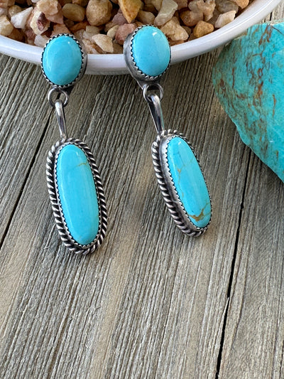 Kingman Turquoise Earrings
