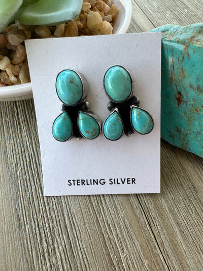 Kingman 3 Stone earrings