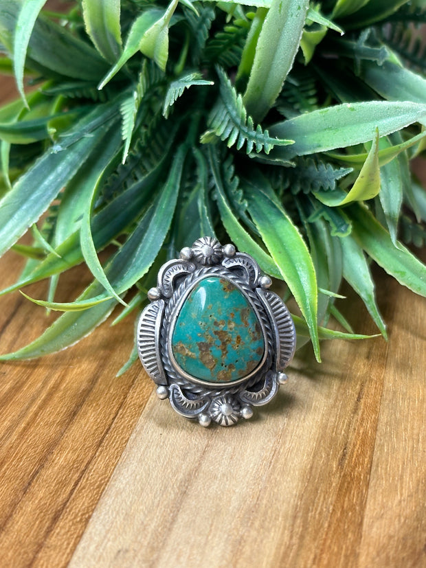 Kingman Teardrop Ring