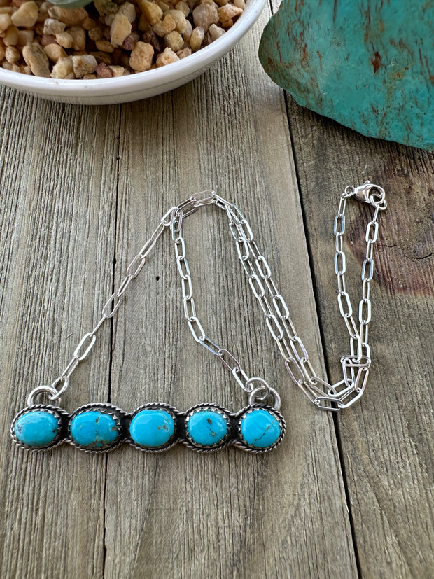 Kingman 5 Stone Necklace