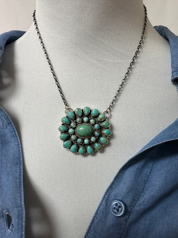 Kingman Cluster Necklace