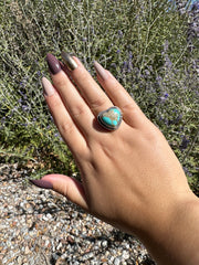 Turquoise Heart Ring