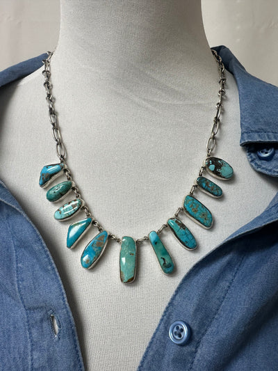 Frederico 9 Stone Necklace