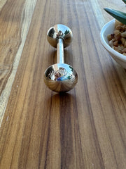Silver Baby Rattle