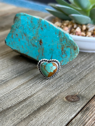 Turquoise Heart Ring