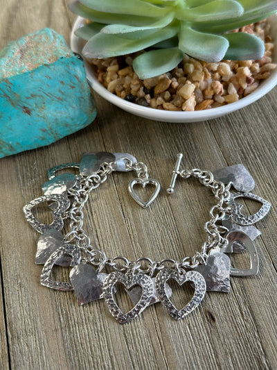 Sterling Heart Bracelet